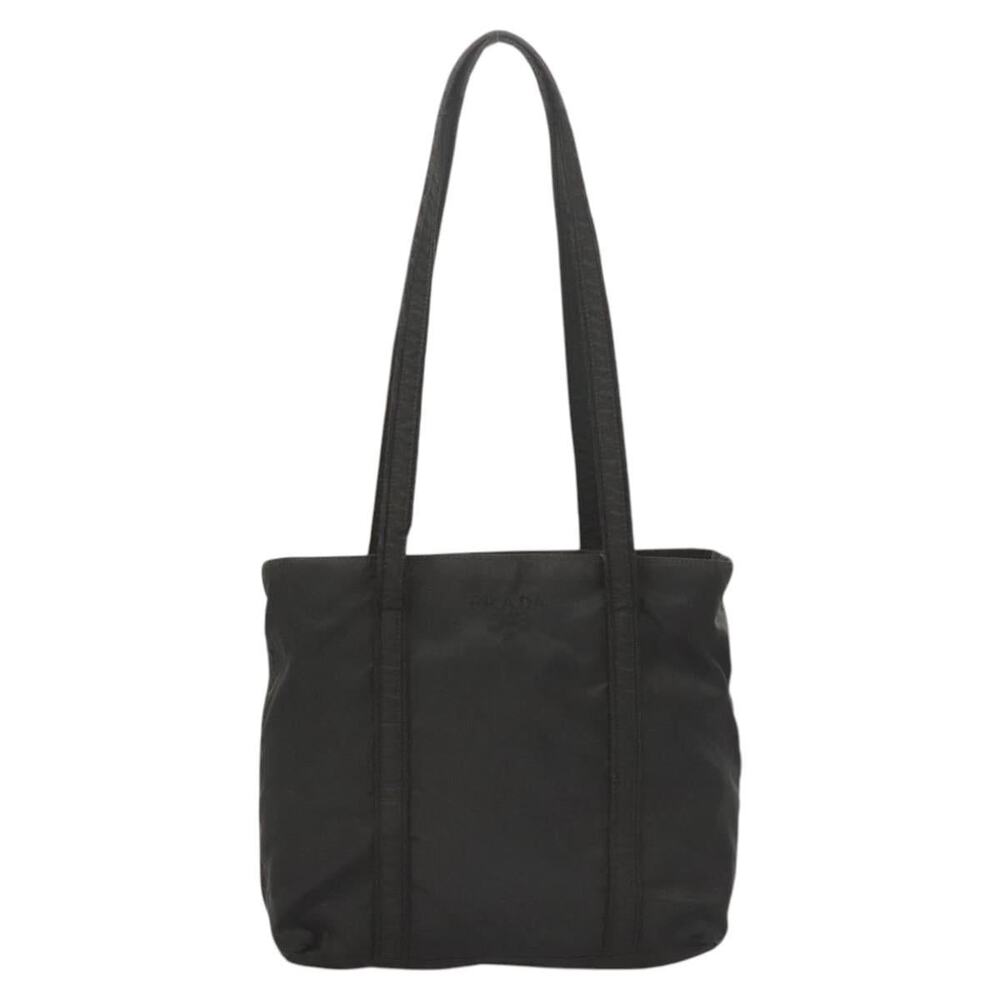 Prada Nylon Galleria Shoulder Bag Black